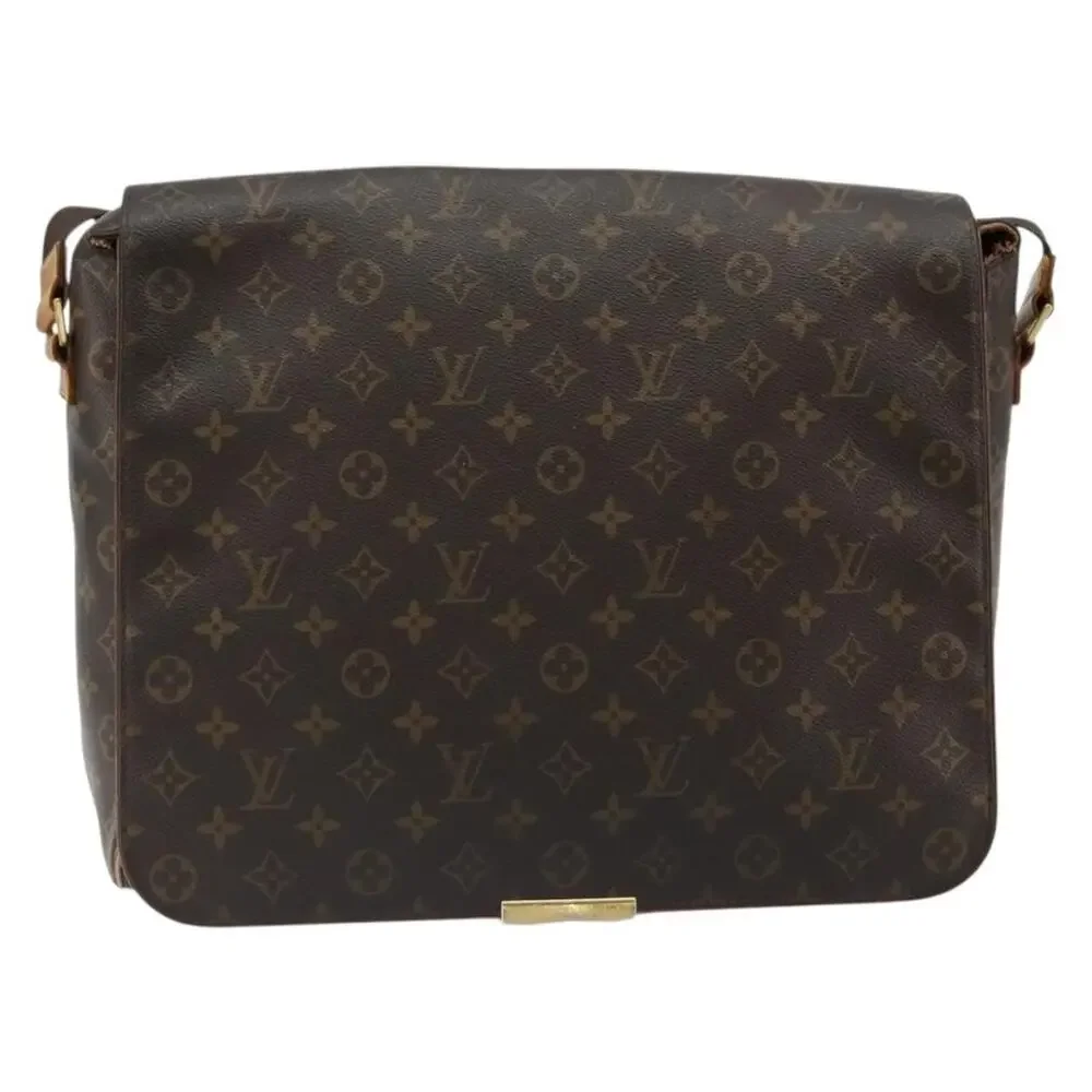 Louis Vuitton Monogram Abbesses Shoulder Bag Brown